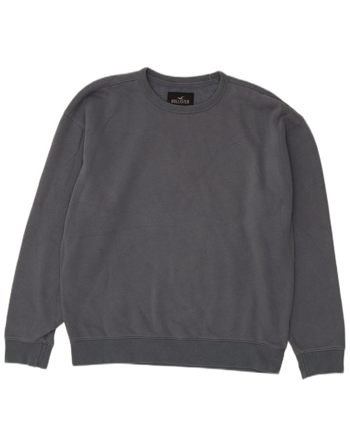 Hollister Mens Sweatshirt Jumper XL Grey
