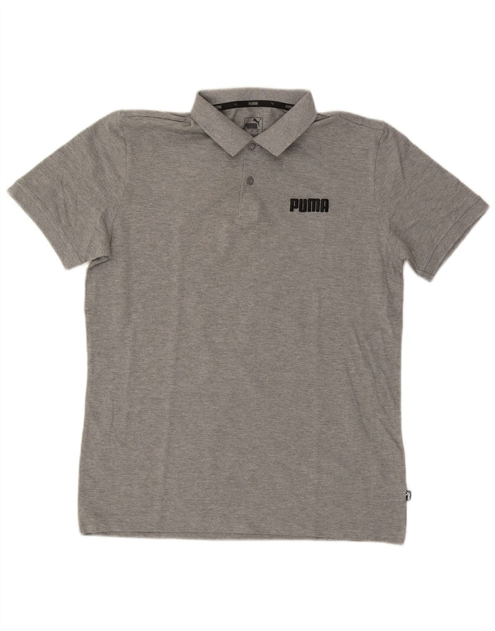 PUMA Mens Polo Shirt Medium Grey