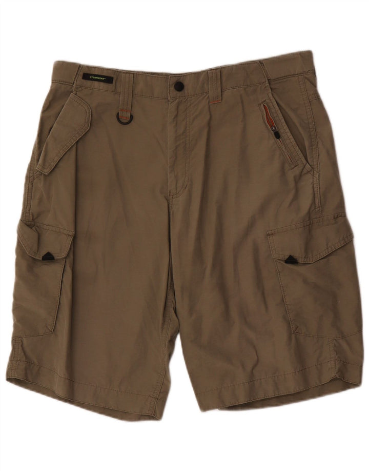 Marks & Spencer Short cargo pour homme W34 en coton kaki Taille L