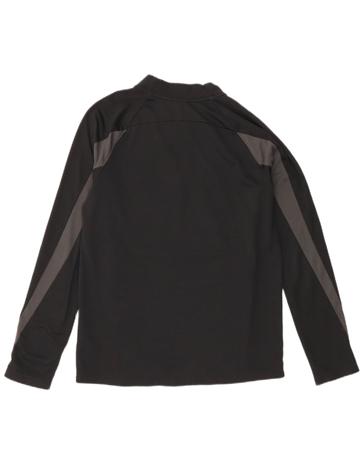Nike Mens Therma-Fit Pullover Tracksuit Top Medium Black Colourblock
