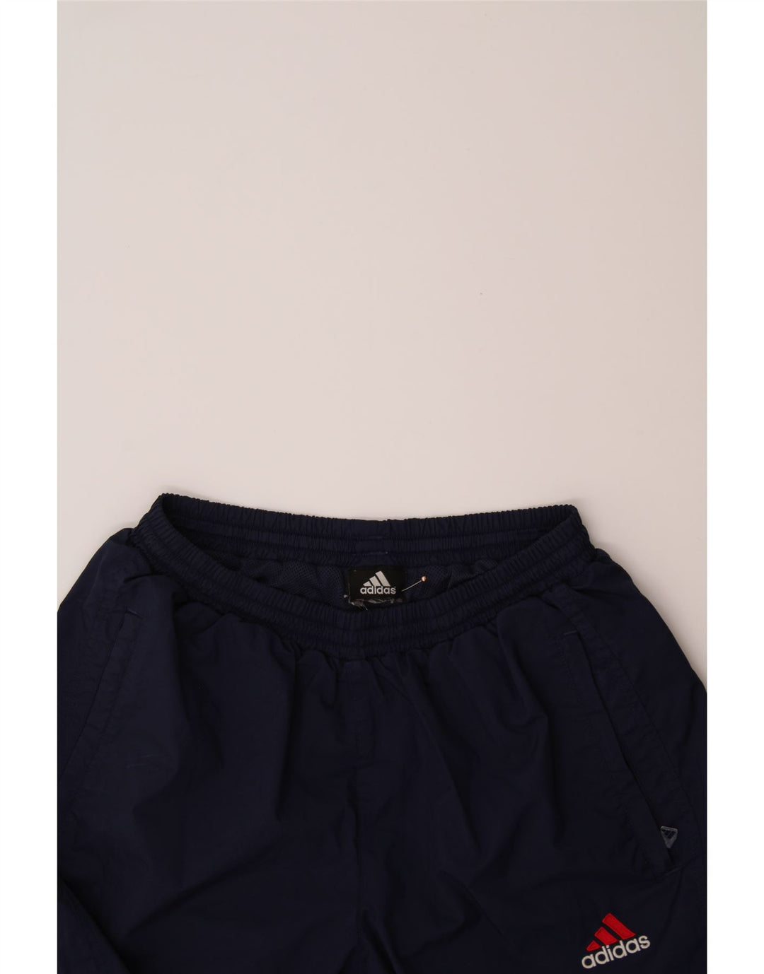 ADIDAS Mens Graphic Tracksuit Trousers Joggers Medium  Navy Blue Polyester Vintage Adidas and Second-Hand Adidas from Messina Hembry 