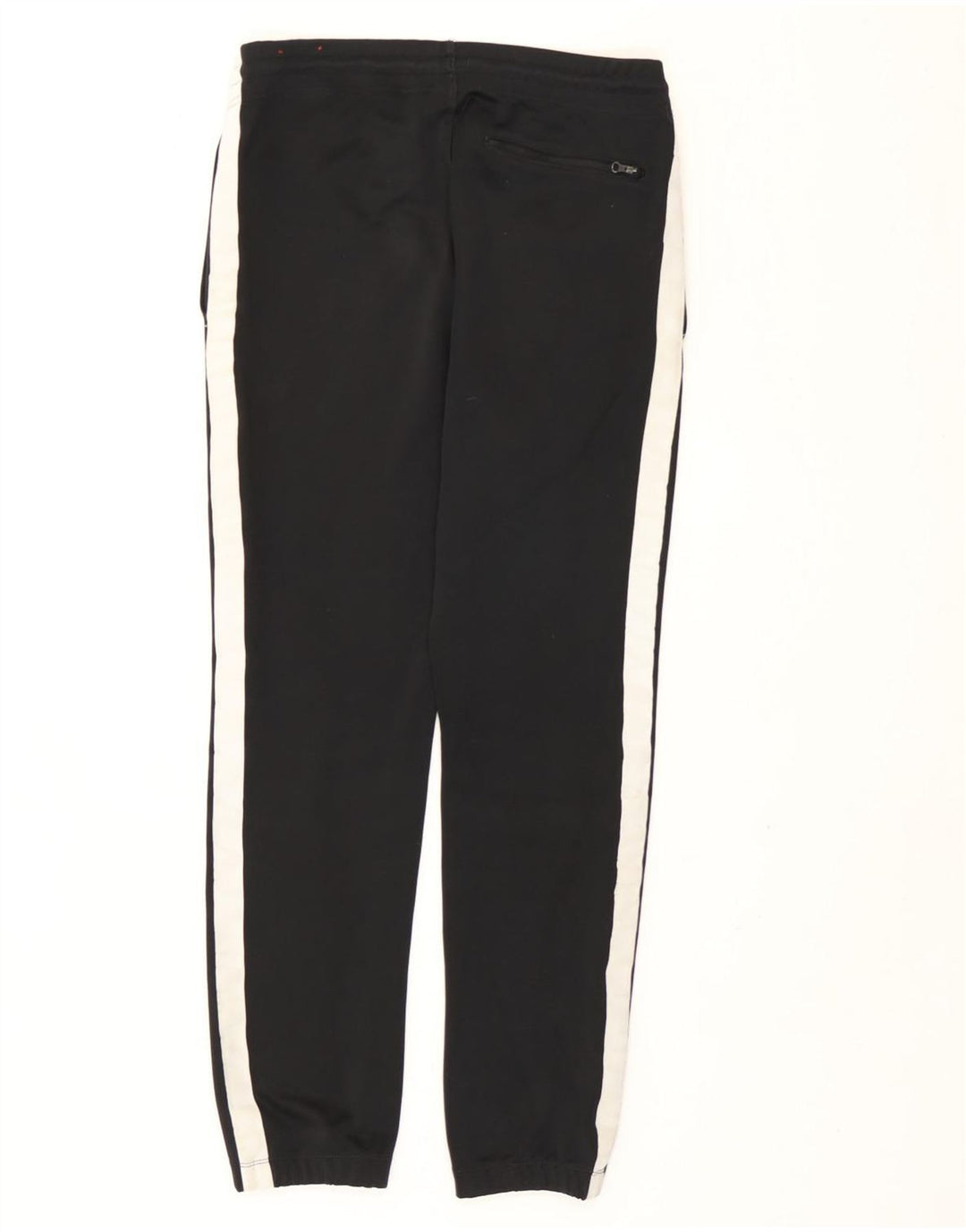 Nike Mens Tracksuit Trousers Joggers Small Black Colourblock Polyester