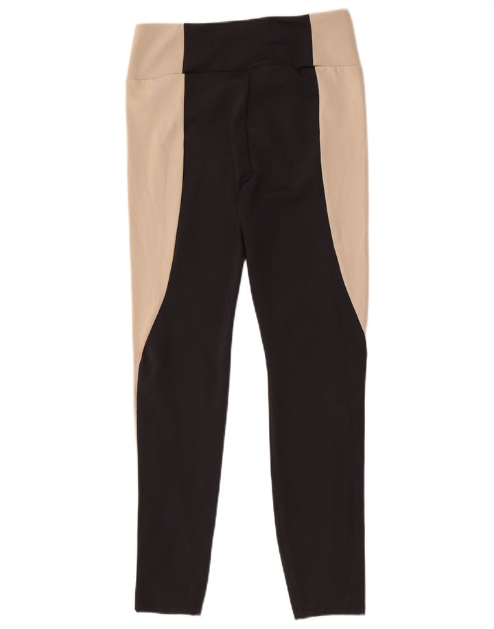 Umbro Leggings Femme UK 42 Polyester Colorblock Noir Moyen