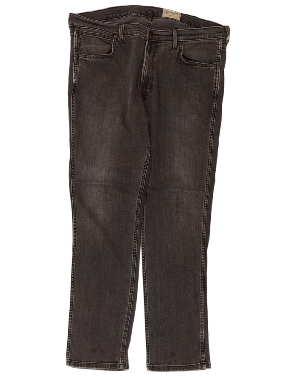 Blugi slim pentru bărbați Wrangler W38 L32 bumbac gri