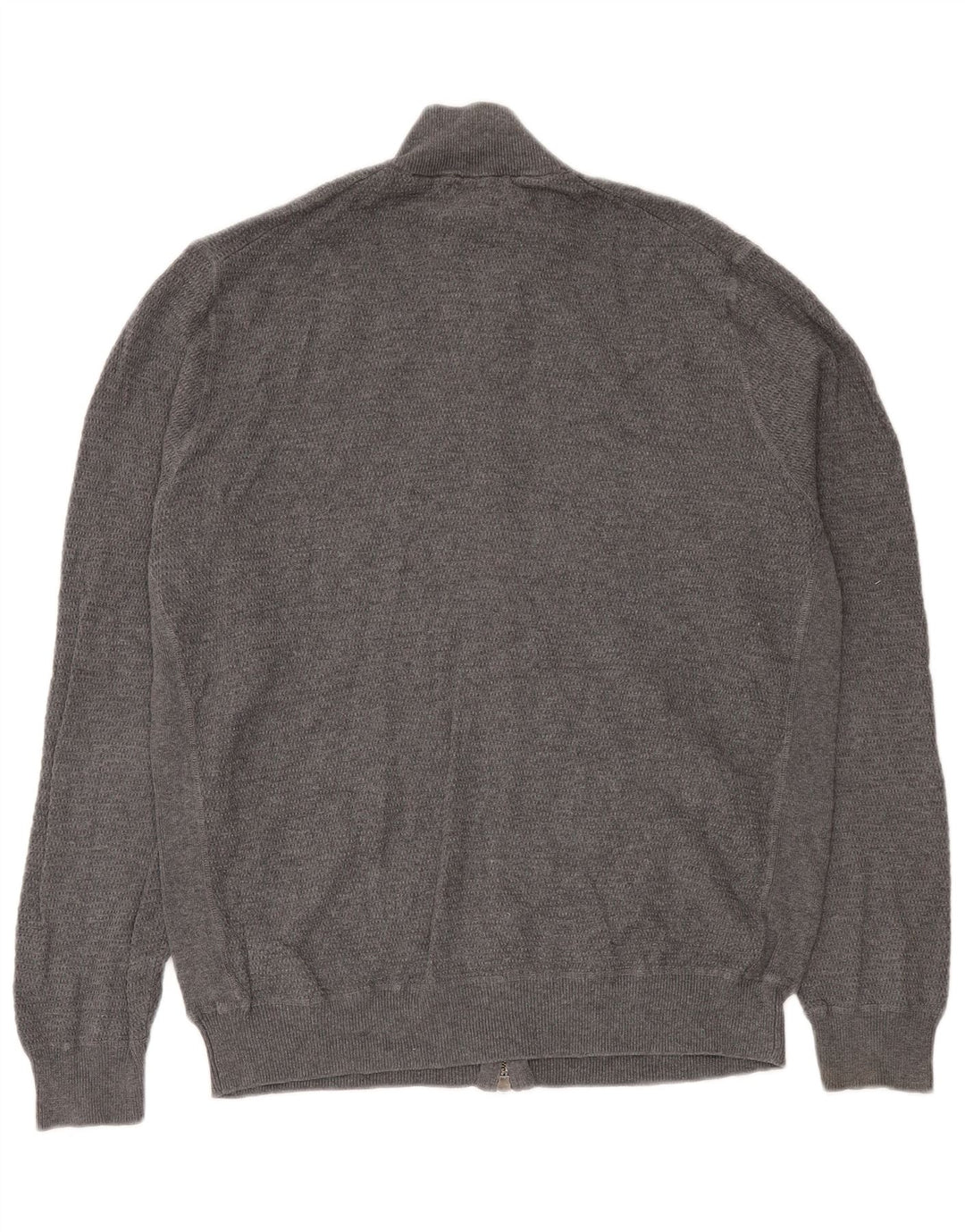 Massimo Dutti Herre Cardigan Sweater med fuld lynlås XL Grå