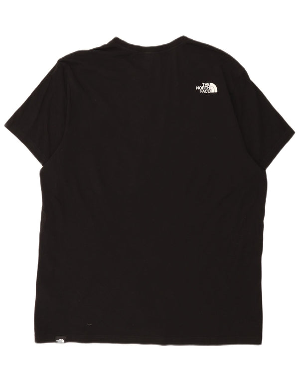 The North Face Herren-T-Shirt mit Grafik, XL, schwarze Baumwolle