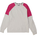 LEVI'S Womens Sweatshirt Jumper UK 14 Medium White Colourblock Cotton Vintage Levi's and Second-Hand Levi's from Messina Hembry 