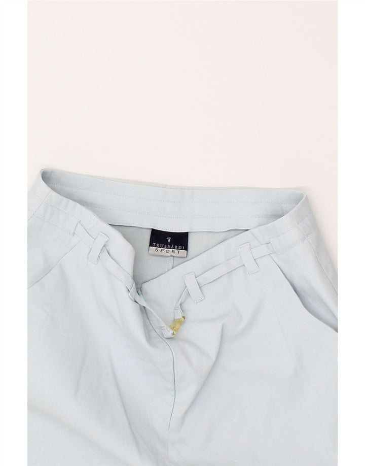 TRUSSARDI Womens Straight Skirt IT 44 Medium W30 Blue Polyamide Vintage Trussardi and Second-Hand Trussardi from Messina Hembry 