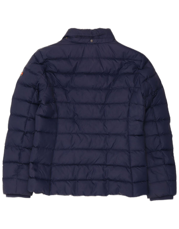 Tommy Hilfiger Chaqueta acolchada para mujer UK 40 Grande Poliéster azul marino