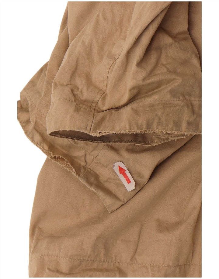 Gant Mens Overcoat UK 40 Large Beige Colourblock