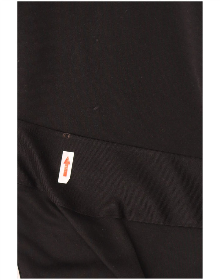 Adidas Mens Tracksuit Trousers Large  Black Herringbone Polyester