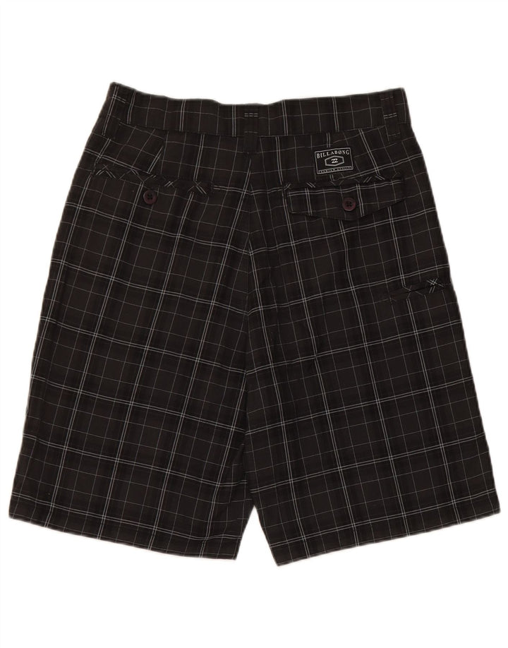 Billabong Mens Chino Shorts W28 Small Black Check