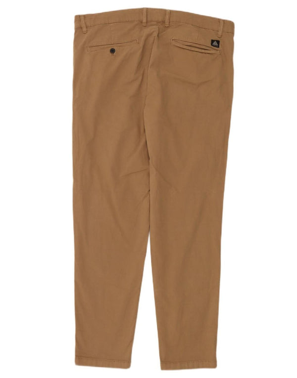 Zara Mens Slim Chino Trousers EU 48 XL W38 L31 Beige