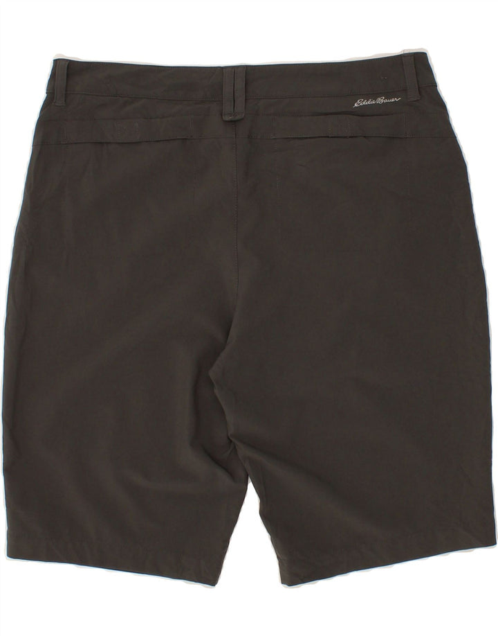 EDDIE BAUER Womens Casual Shorts US 10 Large W32  Khaki Polyester Vintage Eddie Bauer and Second-Hand Eddie Bauer from Messina Hembry 
