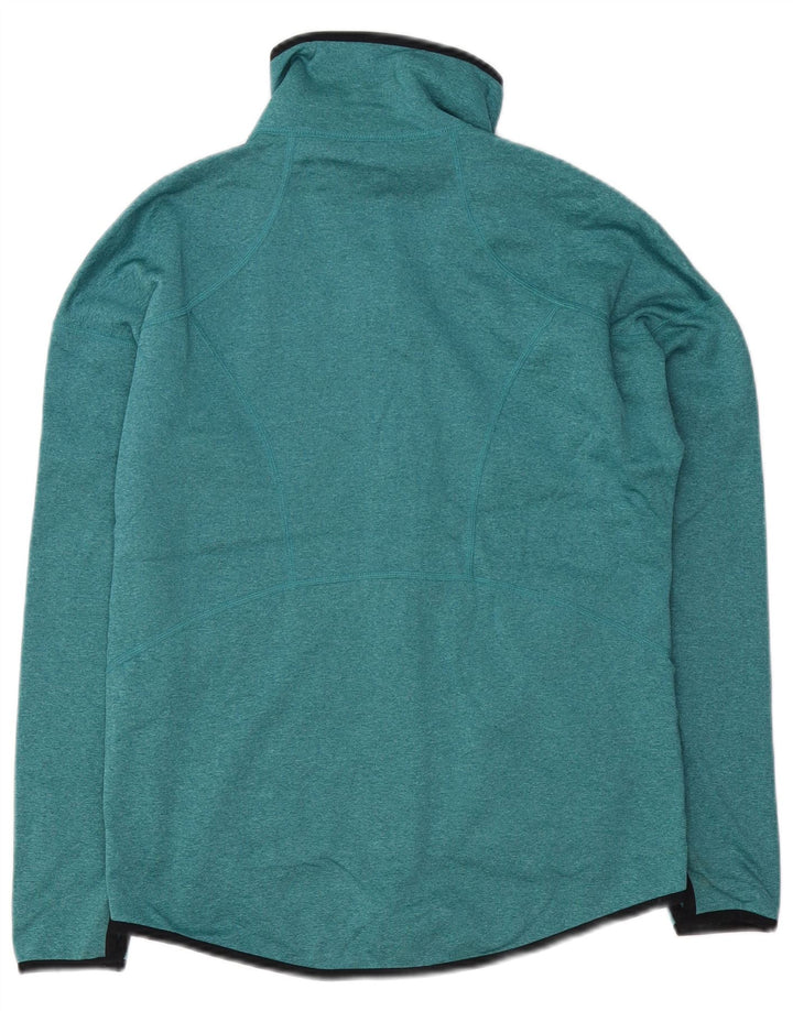 Eddie Bauer Womens Oversized Tracksuit Top Jacket UK 6 XS Green Polyester