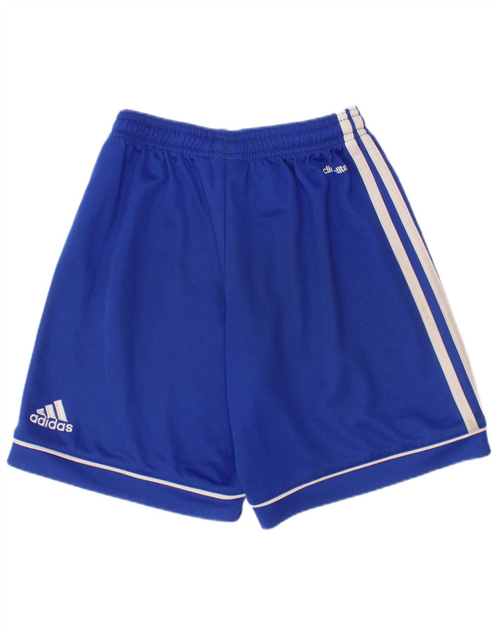 Adidas Boys Climalite Sport Shorts 9-10 Years  Blue Polyester