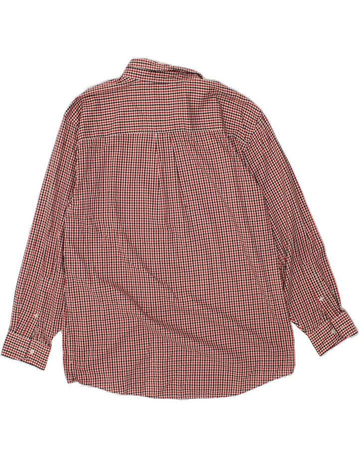 DOCKERS Mens Big & Tall Shirt XL Red Check Cotton Vintage Dockers and Second-Hand Dockers from Messina Hembry 