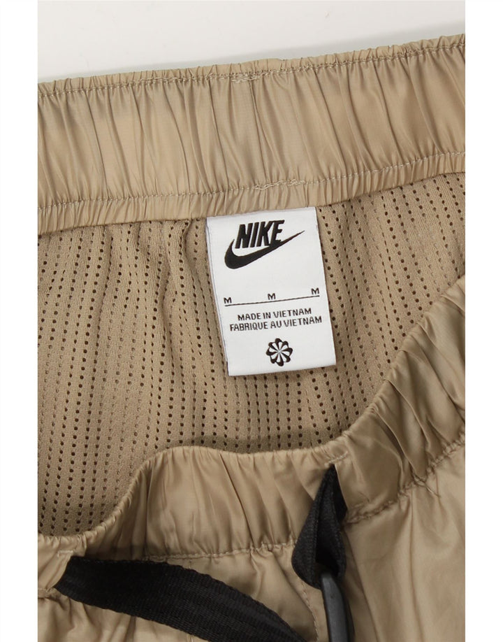 Nike Mens Cargo Tracksuit Trousers Joggers Medium Beige Polyester