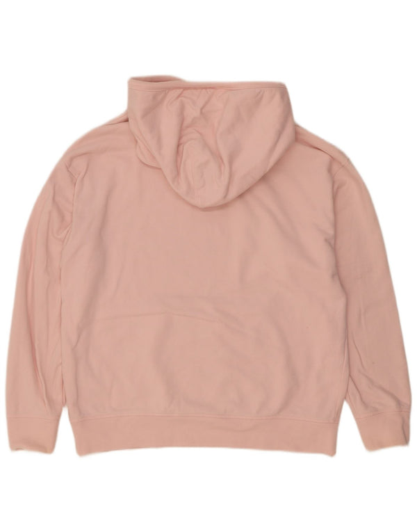 Maglione con cappuccio da donna Levi's UK 16 grande cotone rosa