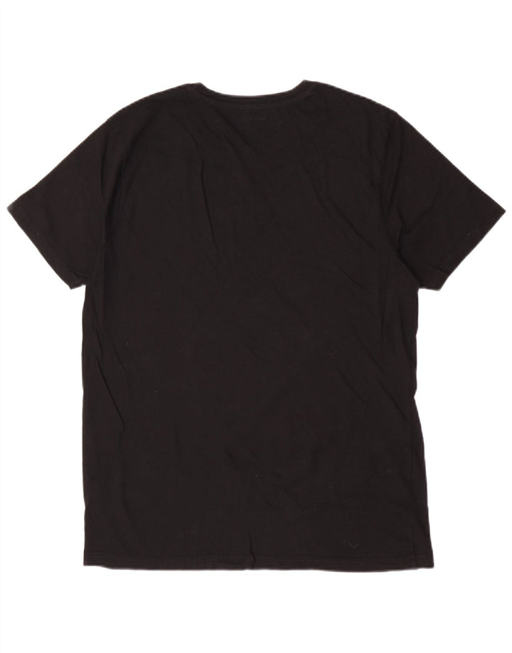 Wrangler Mens Graphic T-Shirt Top Large Black