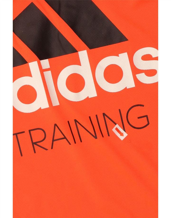 Canotta grafica da uomo ADIDAS grande arancione in poliestere