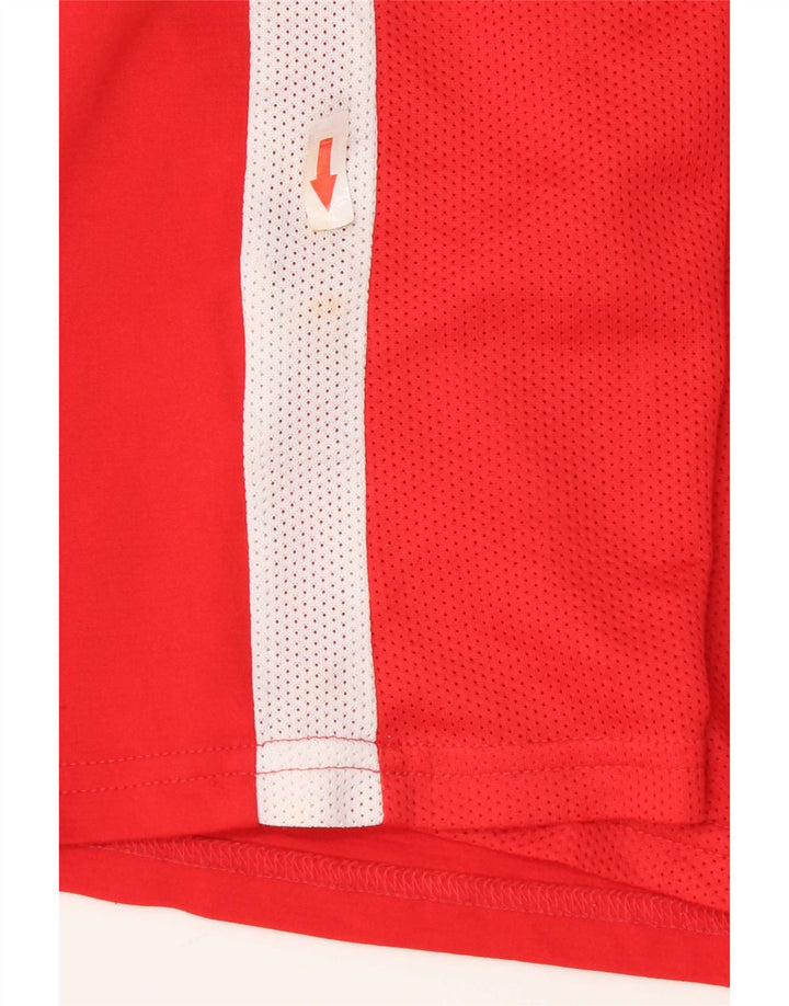 Nike Herre Dri Fit T-Shirt Top Medium Rød Polyester