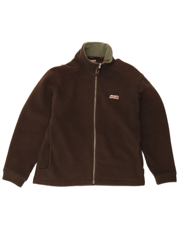 Musto Dame Fleecejakke UK 12 Medium Brun Polyester