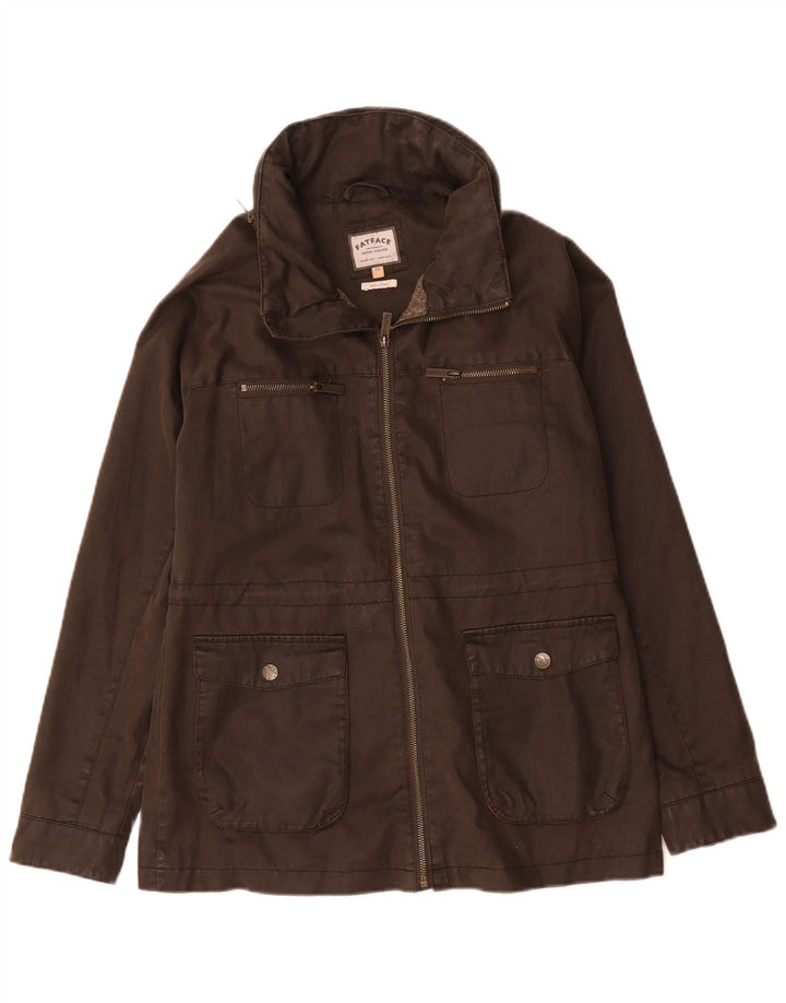 Giacca utility da donna Fat Face UK 10 piccola in cotone marrone