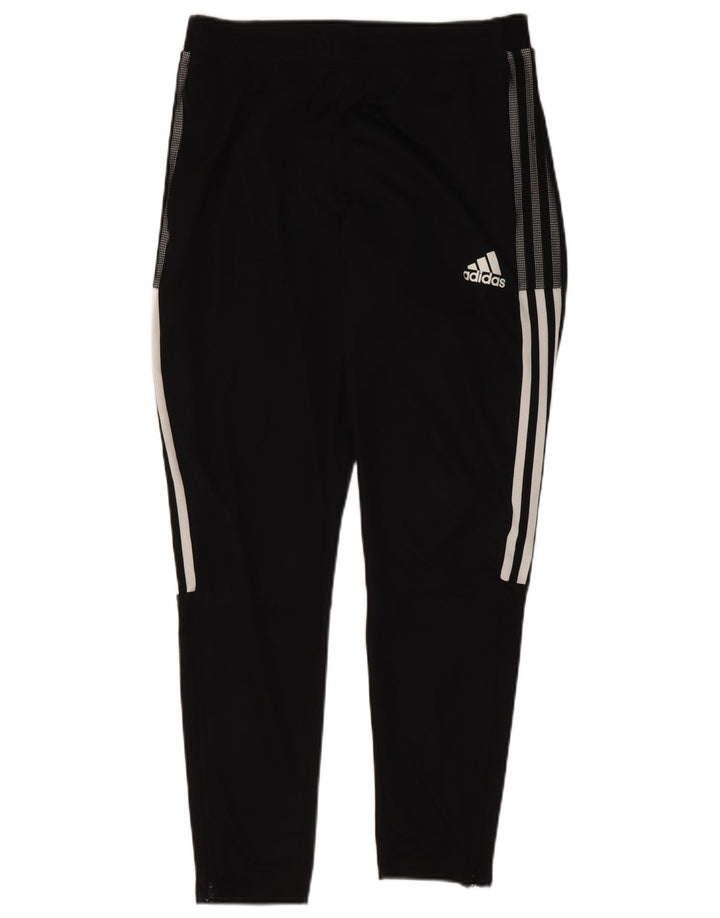 Męskie spodnie dresowe Adidas Aeroready, średni czarny poliester