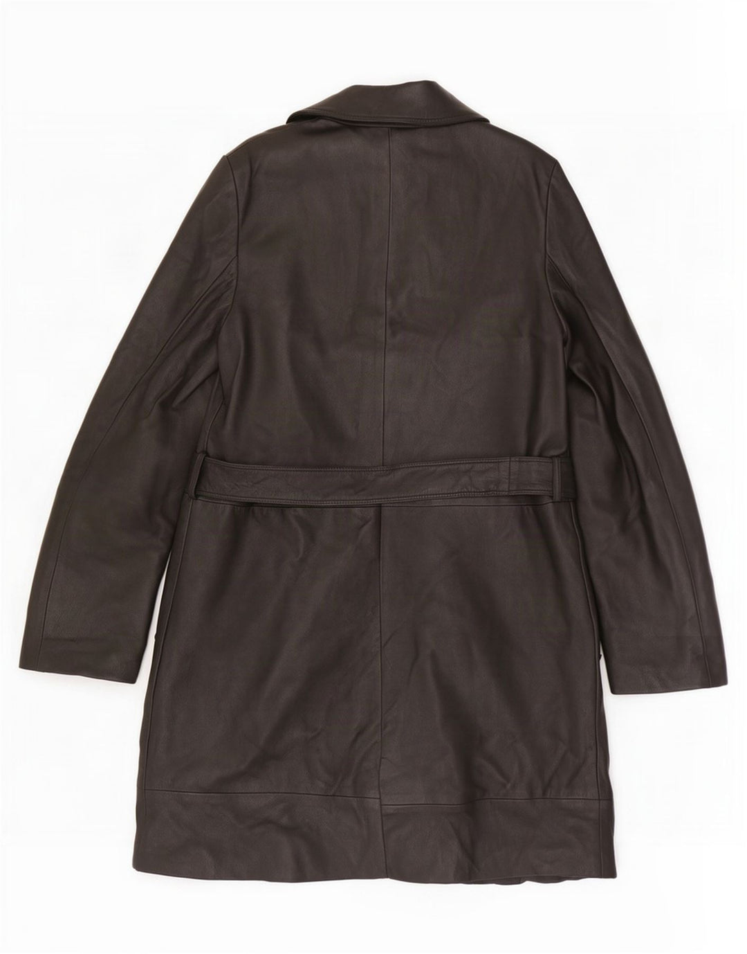 Conbipel Dame Free Heron Leather Coat IT 42 Medium Black