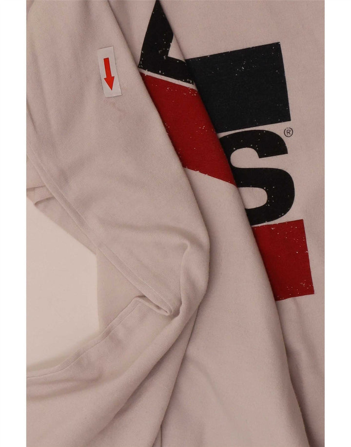 T-shirt grafica da uomo Levi's Top grande bianca