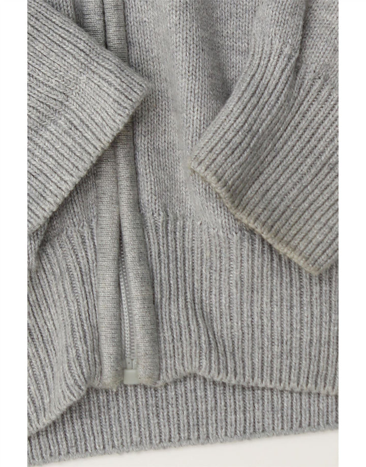 CREW TØJ Herre cardigan sweater Medium Grå Bomuld