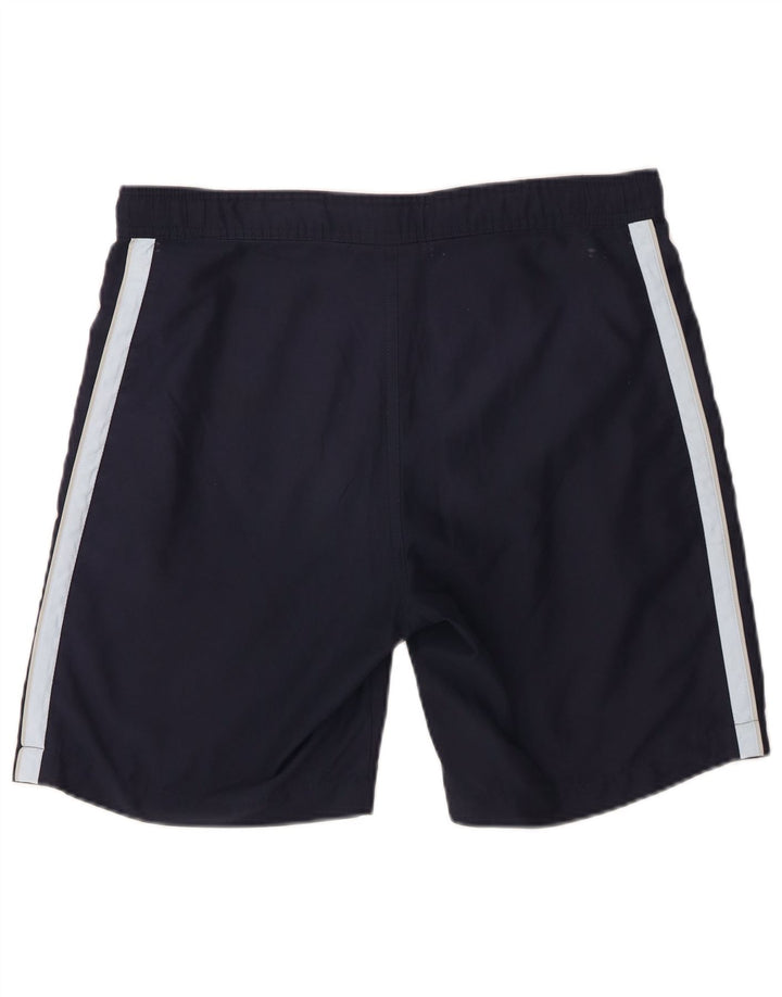Champion Mens Graphic Sport Shorts Medium Navy Blue Colourblock Polyester