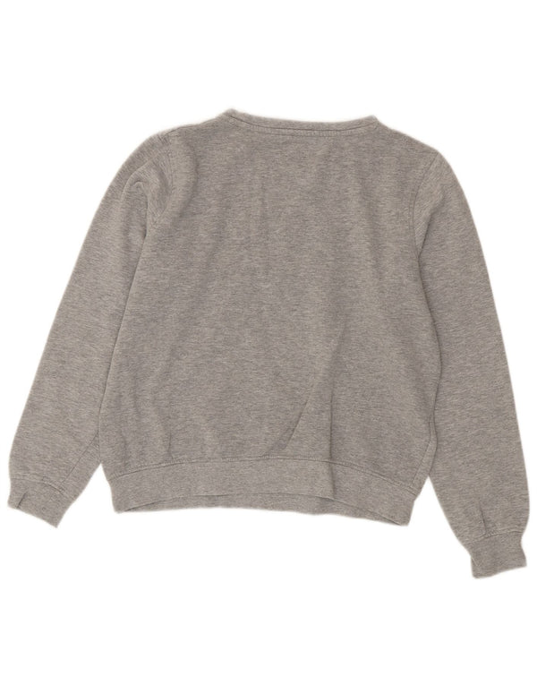 Damska bluza Kappa z grafiką oversize, UK 10, mała, szara bawełna