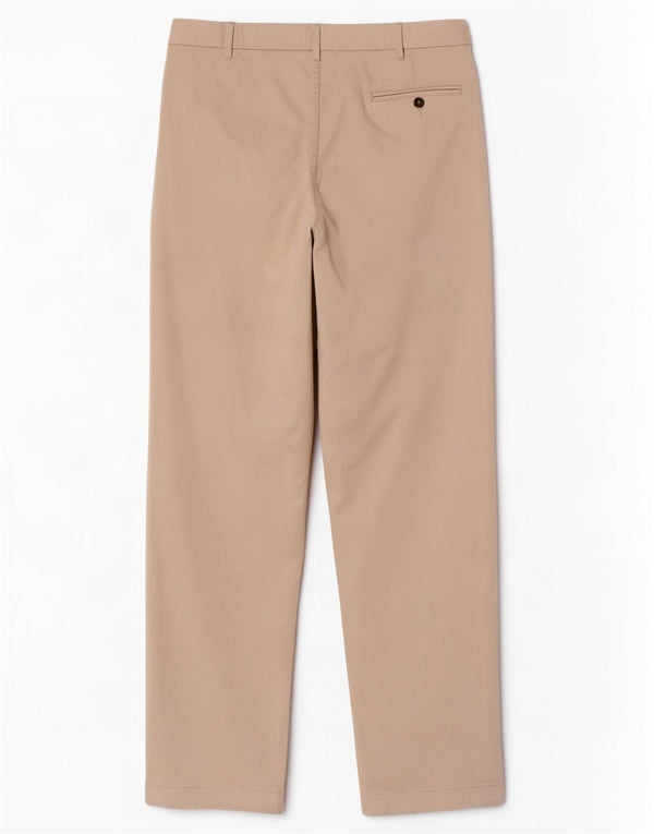 Pantaloni chino vintage da uomo con pegging W38 L32 in cotone beige