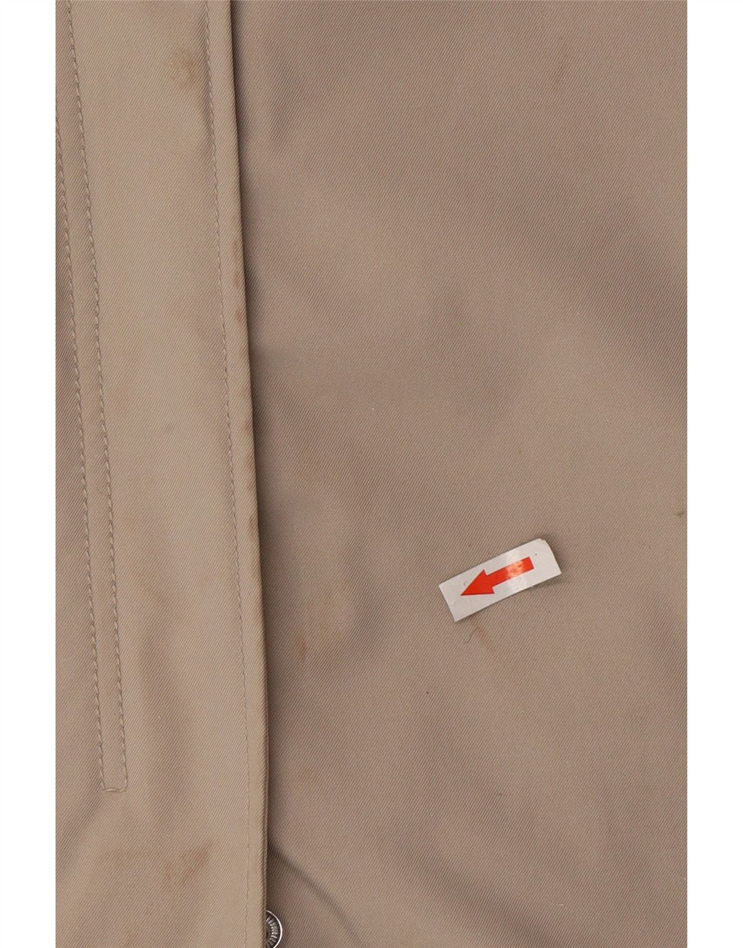 Esprit Womens Hooded Oversized Raincoat UK 6 XS Beige Polyester