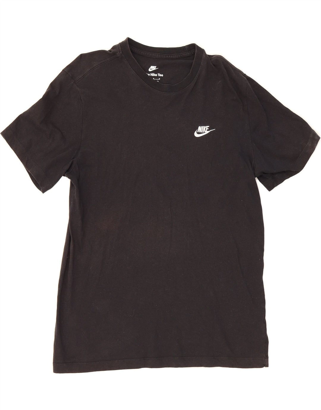 NIKE Mens T-Shirt Top Medium Black Acrylic Vintage Nike and Second-Hand Nike from Messina Hembry 