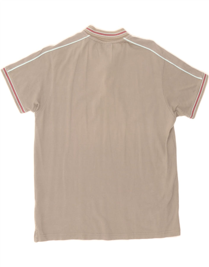 LOTTO Mens Polo Shirt Large Grey Cotton Vintage Lotto and Second-Hand Lotto from Messina Hembry 