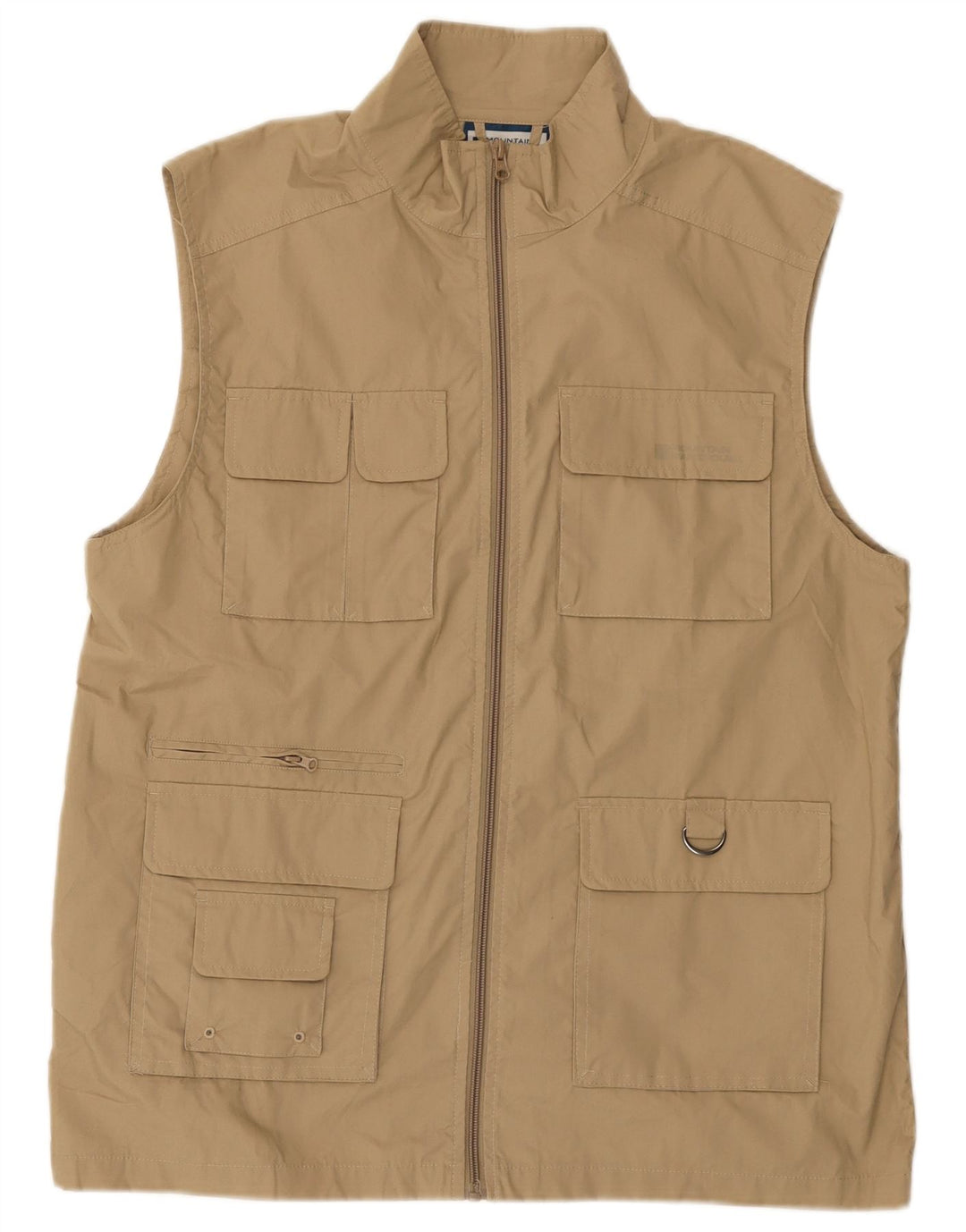 Mountain Warehouse Herre Utility Gilet UK 40 Large Beige Polyester