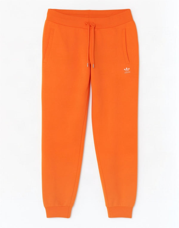 Adidas Womens Tracksuit Trousers Joggers UK 12/14 Medium Orange Cotton