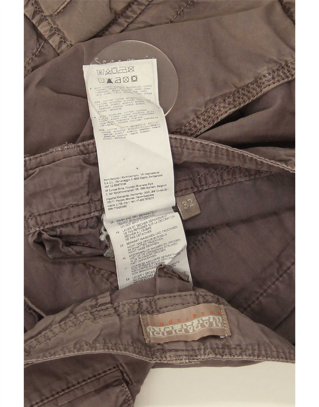 Napapijri Herre Cargo Shorts W32 Medium Grå