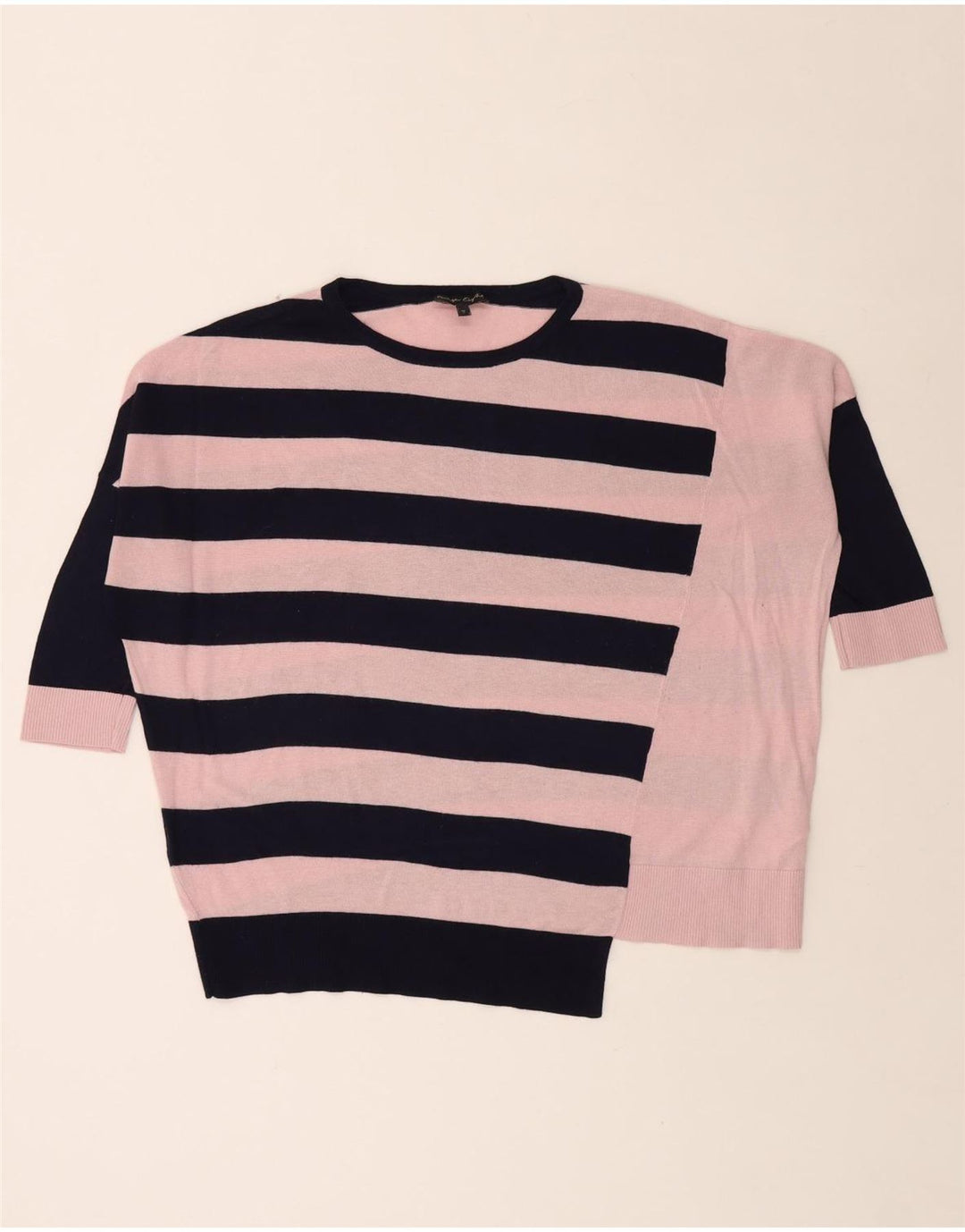 FASE otte Dame sweater med rund hals i overstørrelse UK 10 Small Pink
