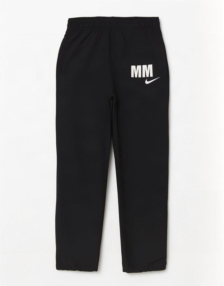 Nike Mens Graphic Tracksuit Trousers Small Black Polyester