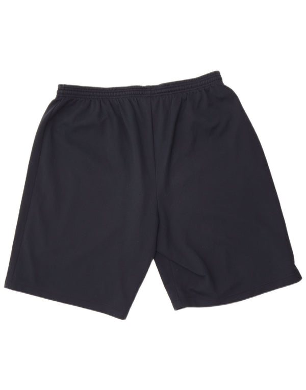 Champion Mens Sport Shorts 2XL Navy Blue Polyester