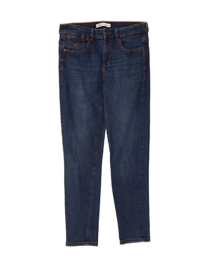 ZARA Womens Slim Jeans EU 42 Large W32 L28 Blue Vintage Zara and Second-Hand Zara from Messina Hembry 