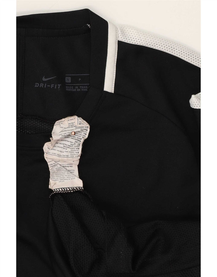 Nike Herren Dri Fit Poloshirt, Größe S, Schwarz, Colourblock-Polyester