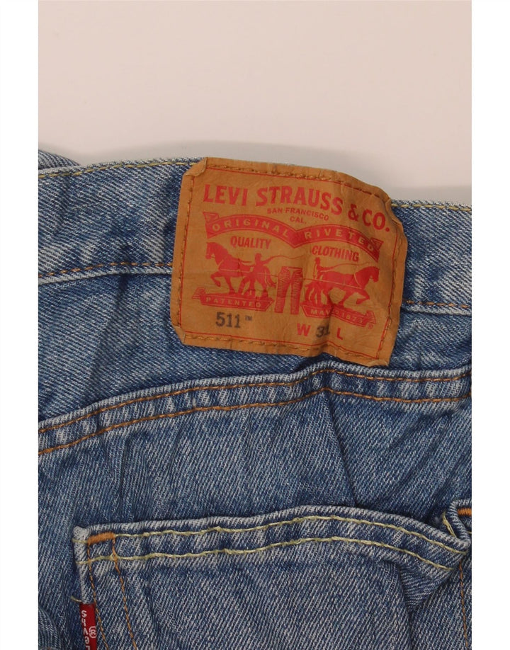 Ανδρικό τζιν σορτς Levi's 511 W31 μεσαίο μπλε βαμβακερό