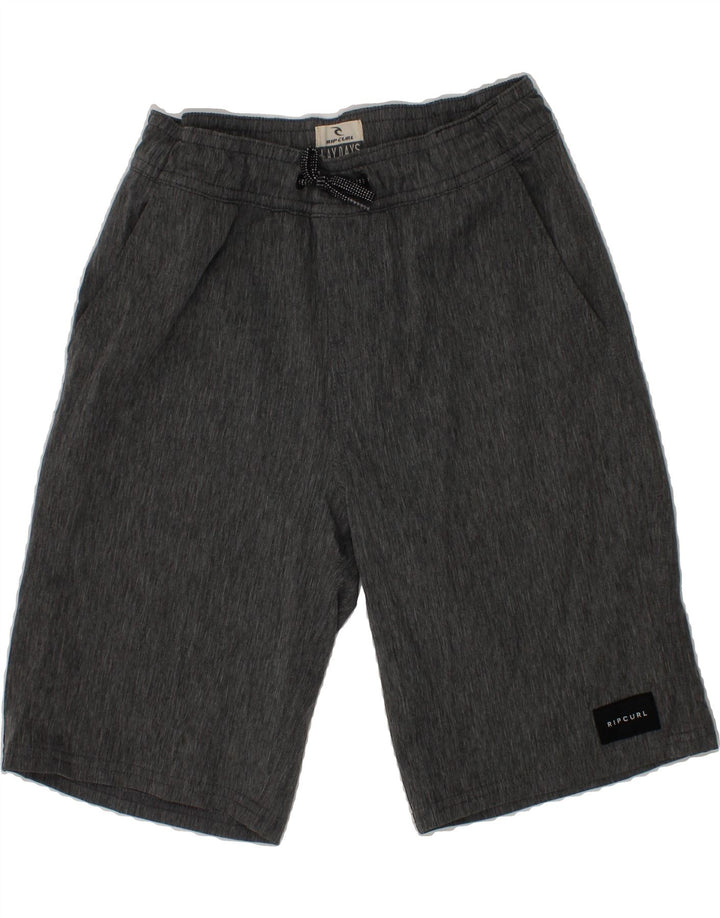 RIP CURL Boys Sport Shorts 6-7 Years  Grey Flecked Polyester Vintage Rip Curl and Second-Hand Rip Curl from Messina Hembry 