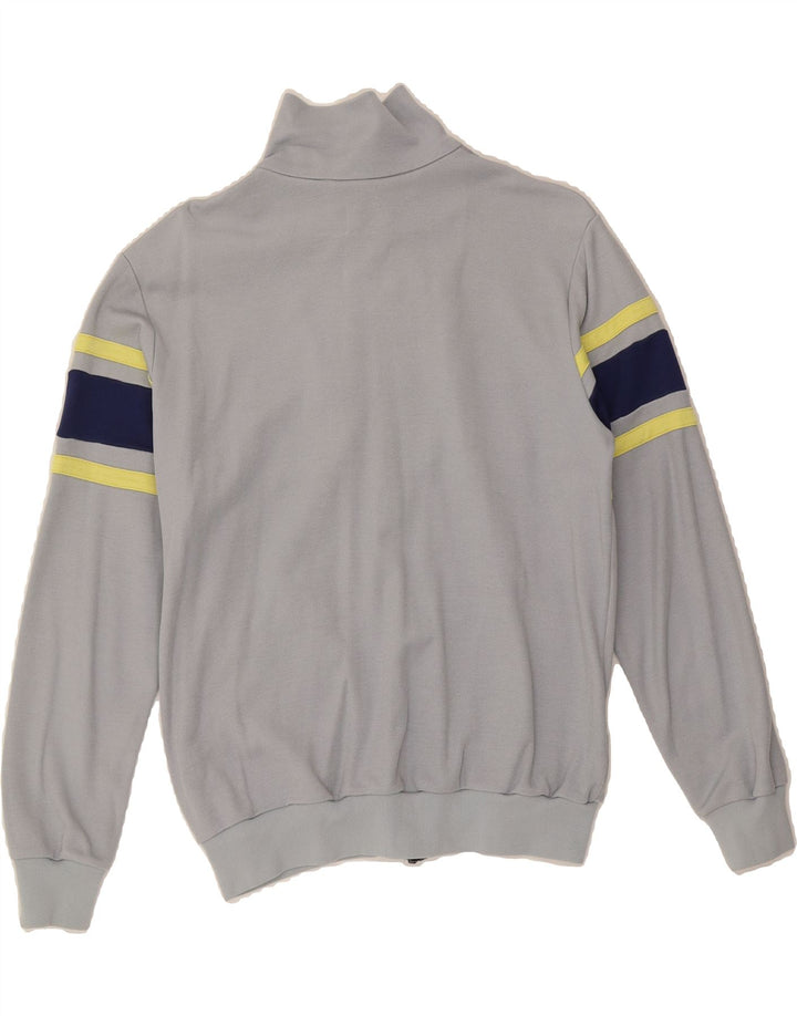 GRASSHOPPERS Mens Tracksuit Top Jacket Small Grey Colourblock Polyamide Vintage grasshoppers and Second-Hand grasshoppers from Messina Hembry 