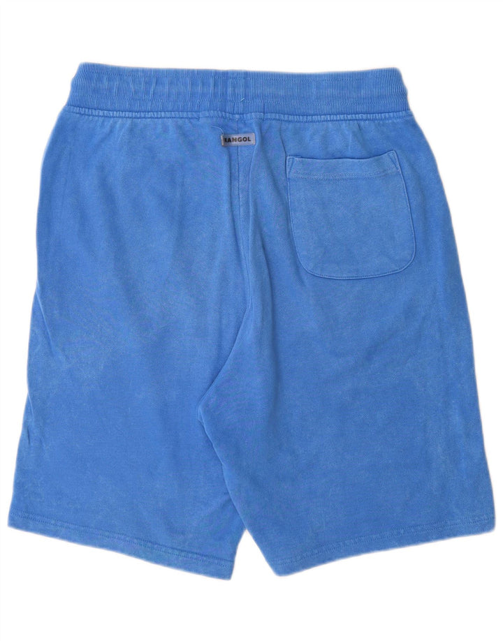 Kangol Mens Graphic Sport Shorts Large Blue Cotton
